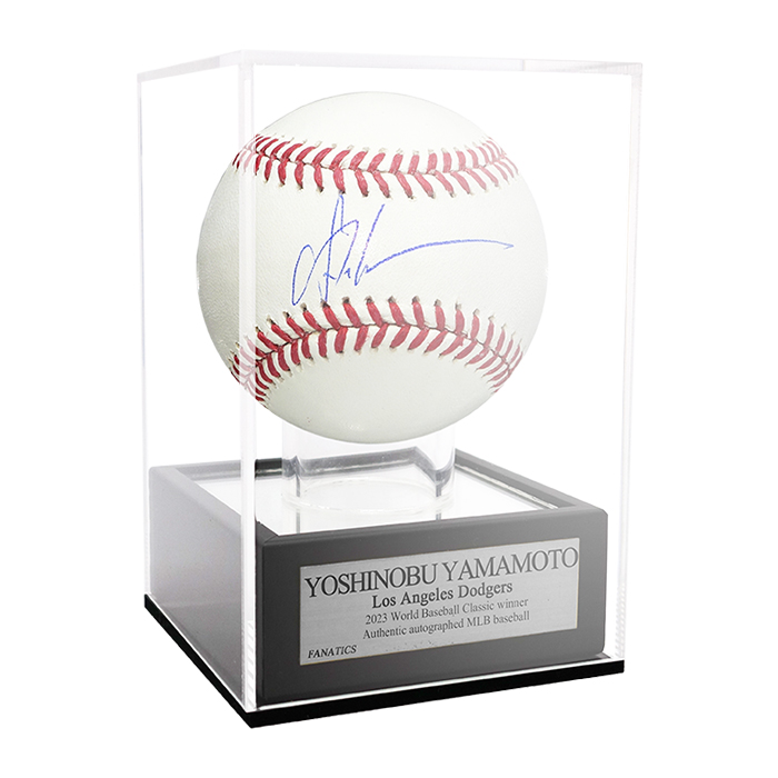 山本由伸 直筆サイン入りMLB公式ボール ディスプレイケース入り | 999
