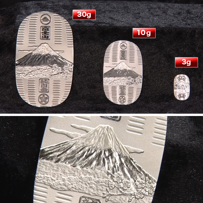 純プラチナ小判 富士山 30g | 999-112265 | 【公式】テレビ