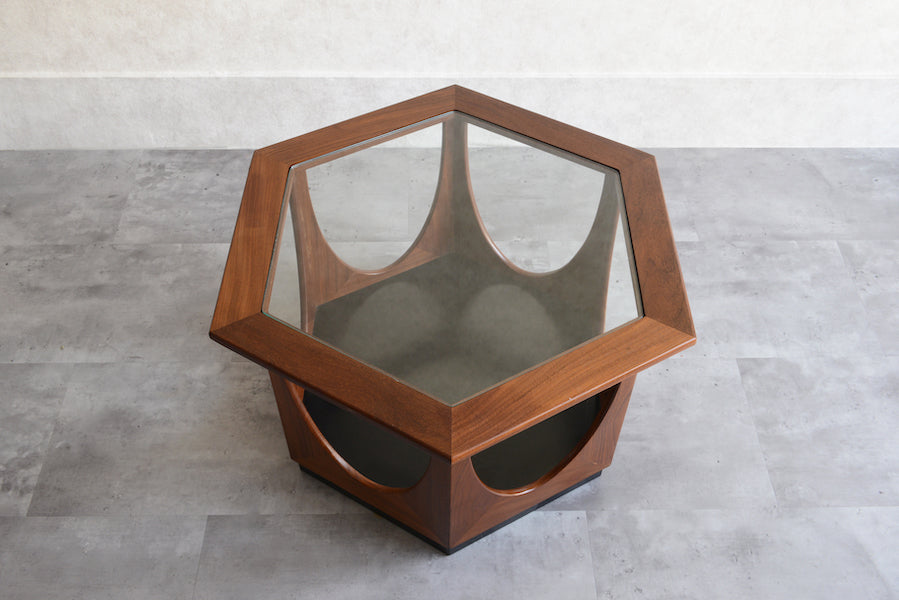 gplan ヘキサゴンローテーブル