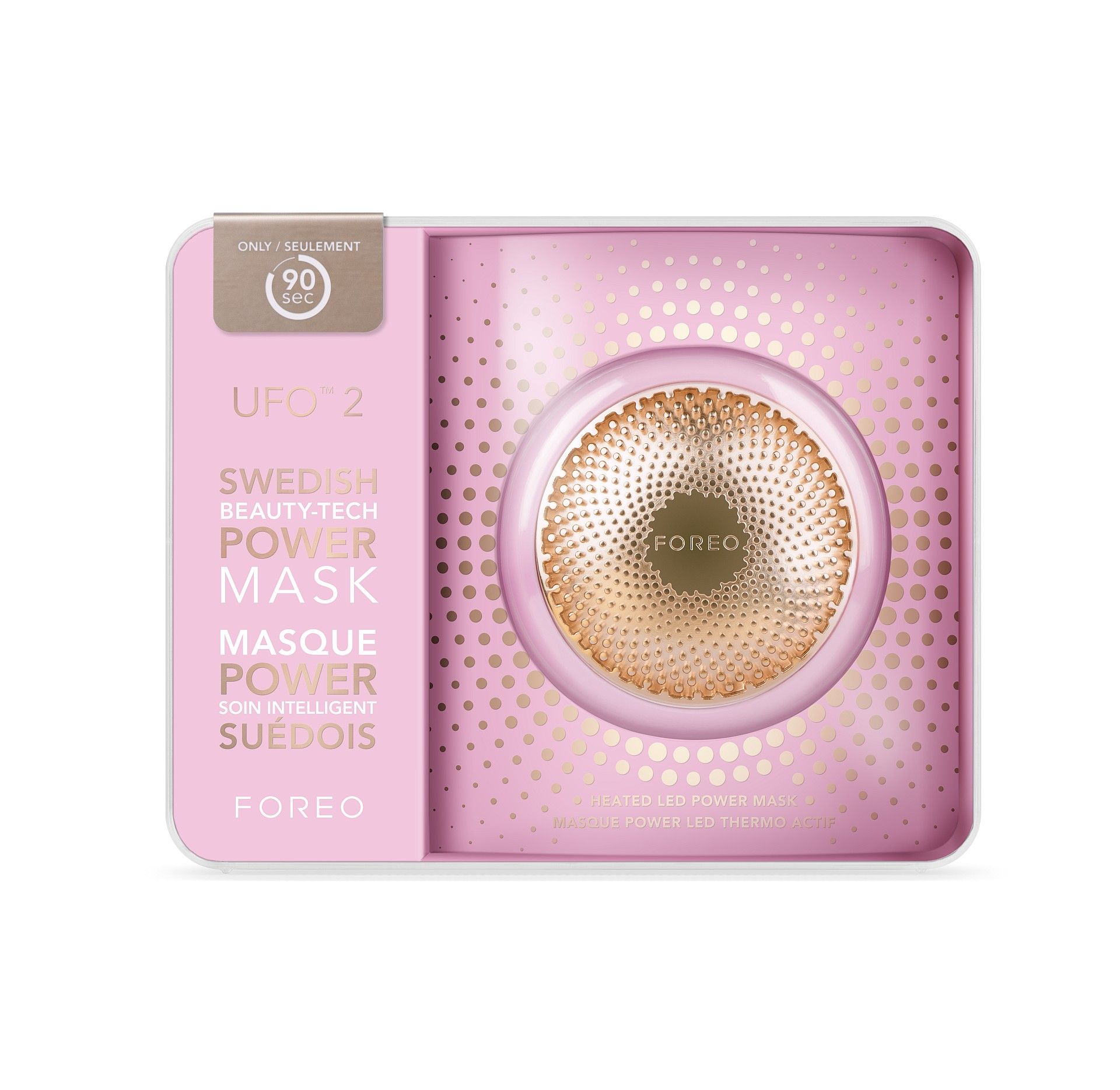FOREO UFO 2 Facial Mask Device, Pearl Pink