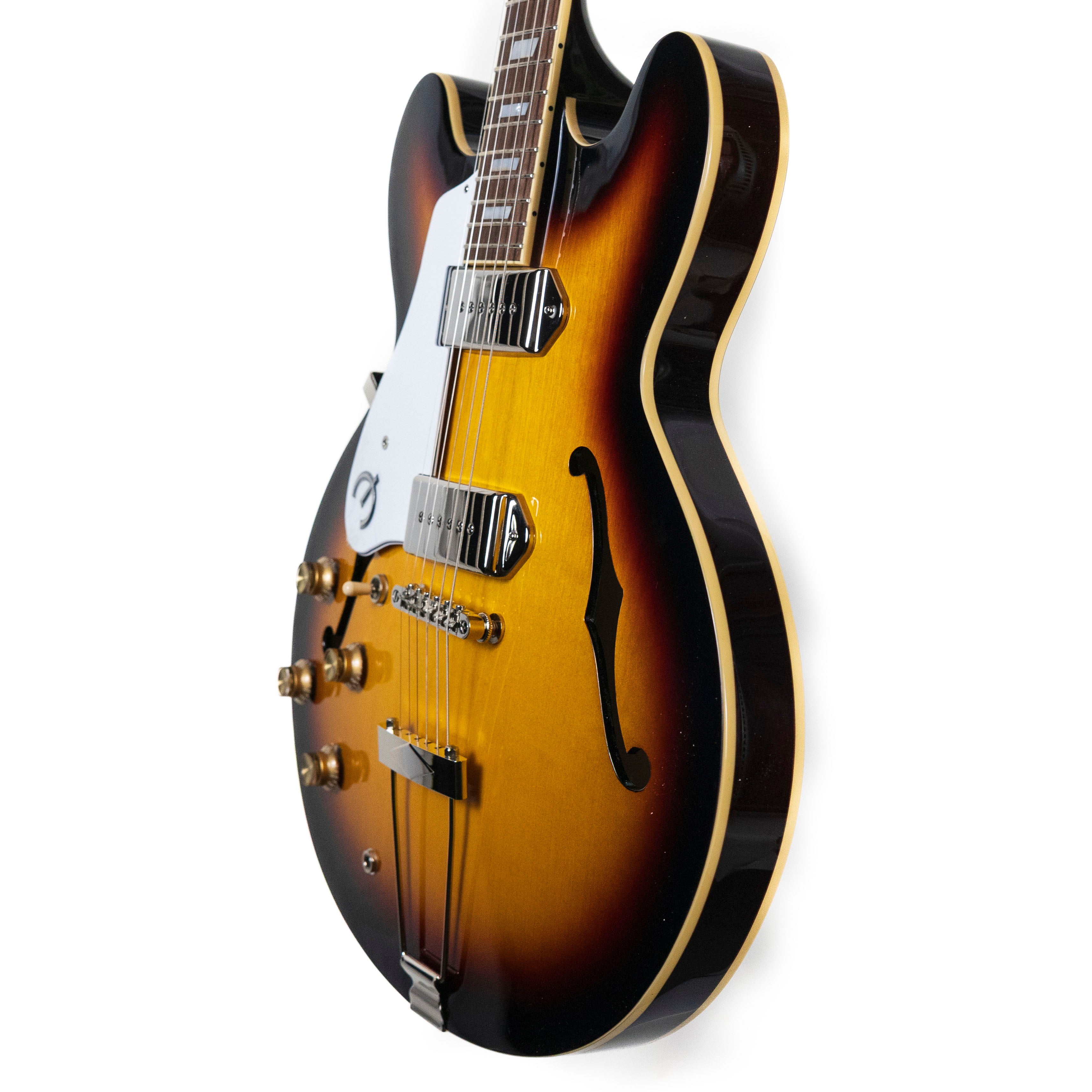 Epiphone Casino, (Left-handed) Vintage Sunburst — Rudy's Music