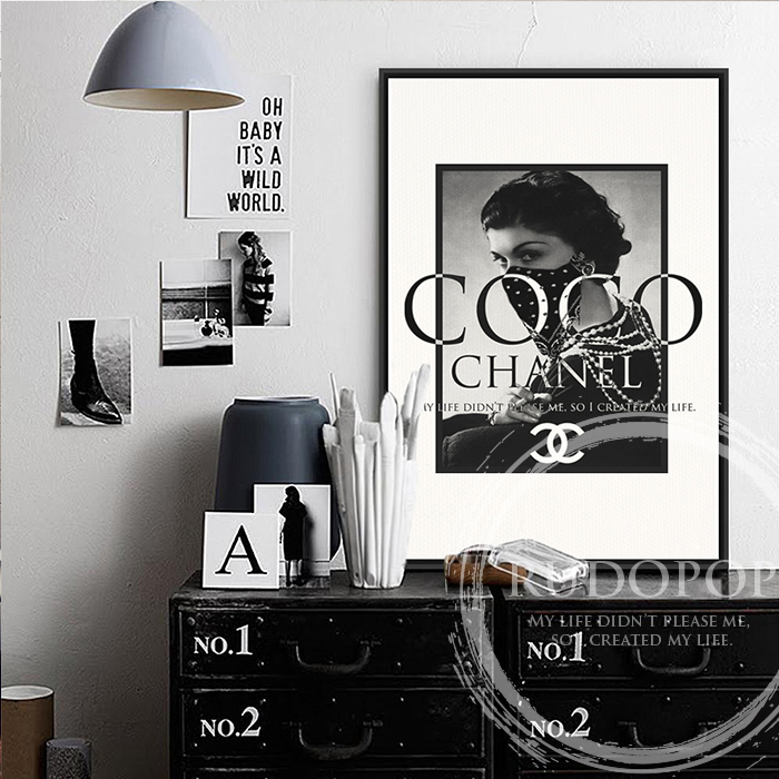 額装品⁄シャネル 2011年 オドレイ・トトゥ⁄フォト⁄ポスター⁄インテリア