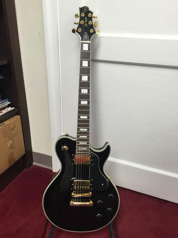 Greg Bennett By Samick Avion AV 7 (Les Paul Style) Ebony | Reverb