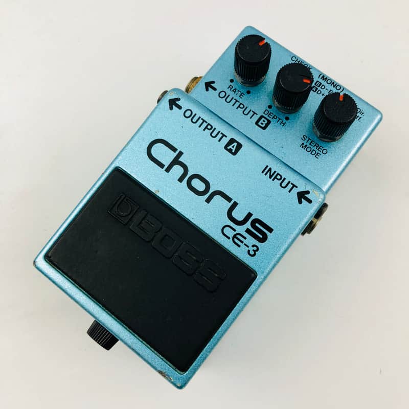 Boss CE-3 Chorus Vintage 80's Japan MIJ Black Label | Reverb