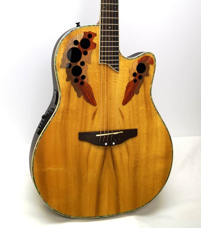 Ovation Celebrity CC44-FKOA Koa Mid-Depth Acoustic-Electric Guitar
