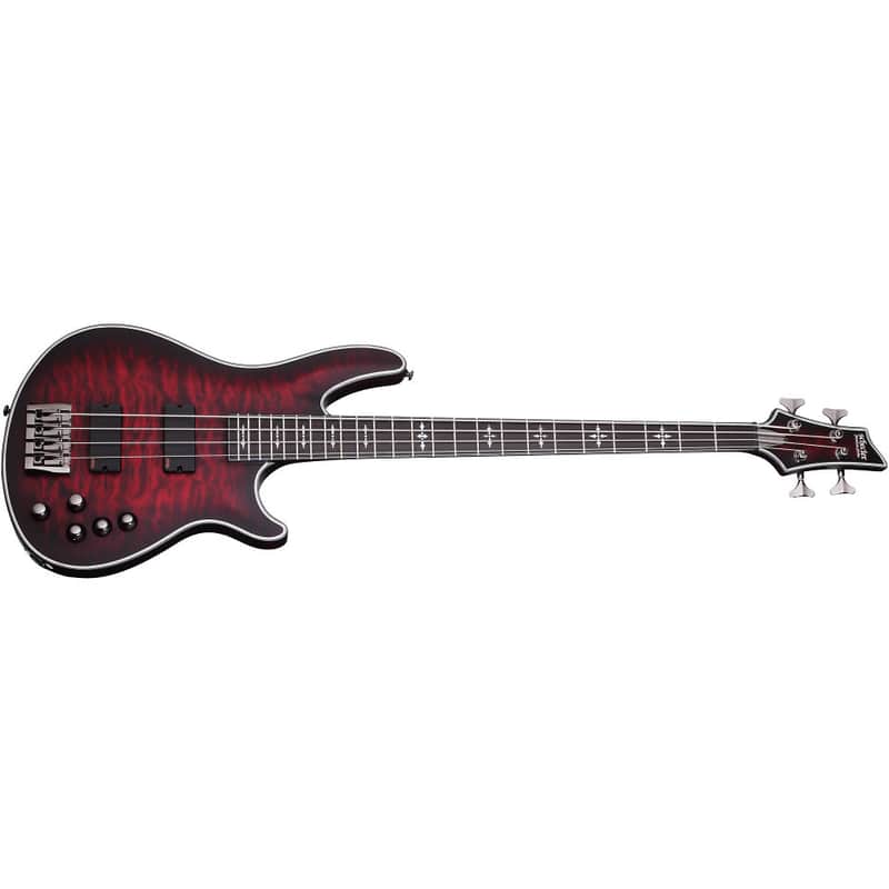 Schecter Hellraiser Extreme-4 Active 4-String Bass Crimson Red