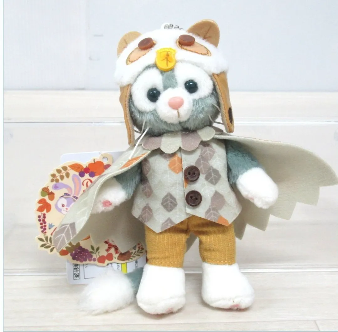 タグ付き ジェラトーニ ぬいぐるみバッジ 秋のぼうけん ハロウィン