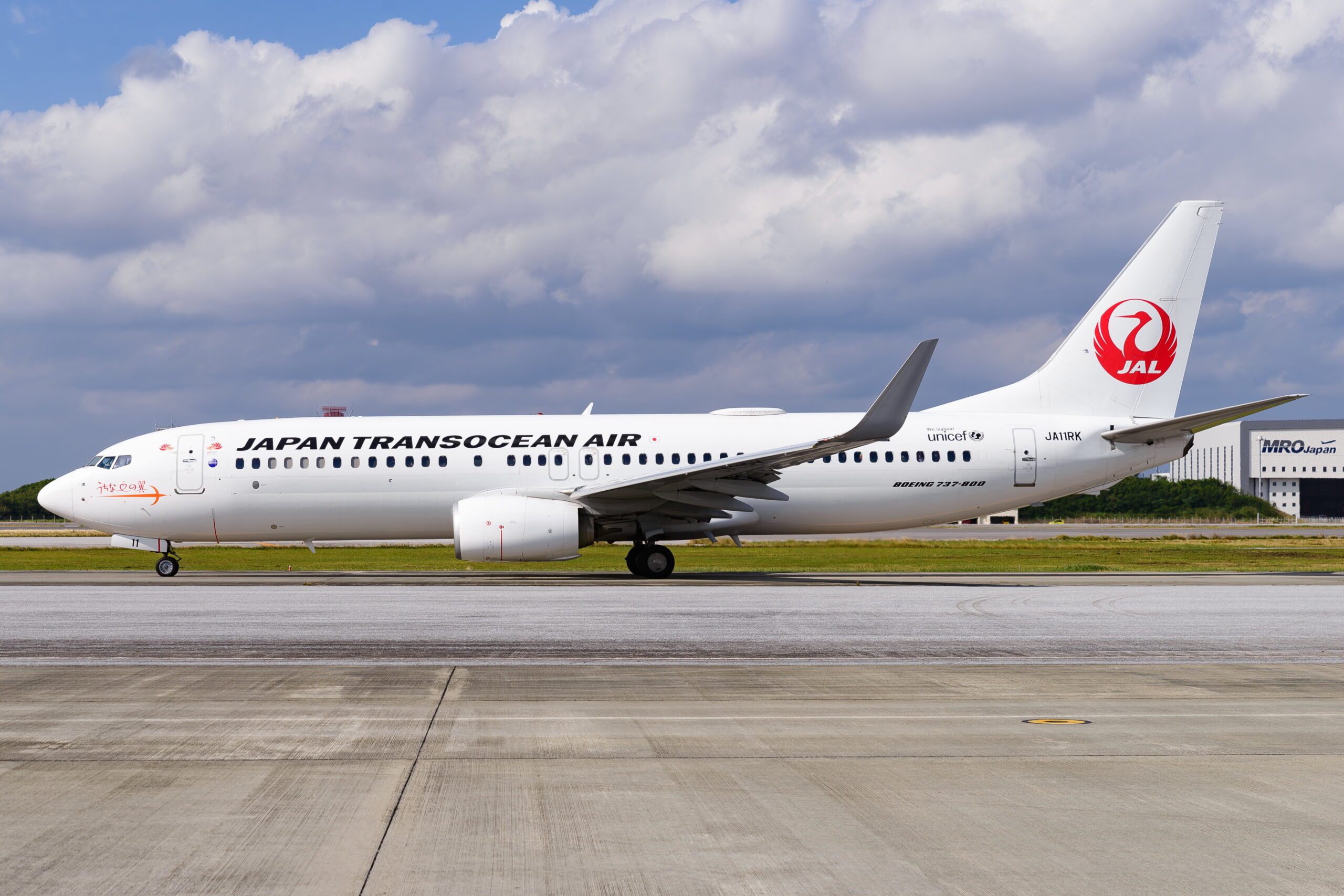 JTA B737-800 JA11RK 沖縄県×JTA 機材情報 | JTA日本トランス