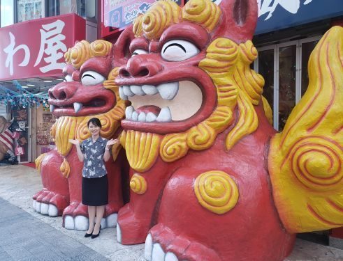 大きいシーサー 2体 23cm 沖縄 土産 送料無料 大きいシーサー 2体