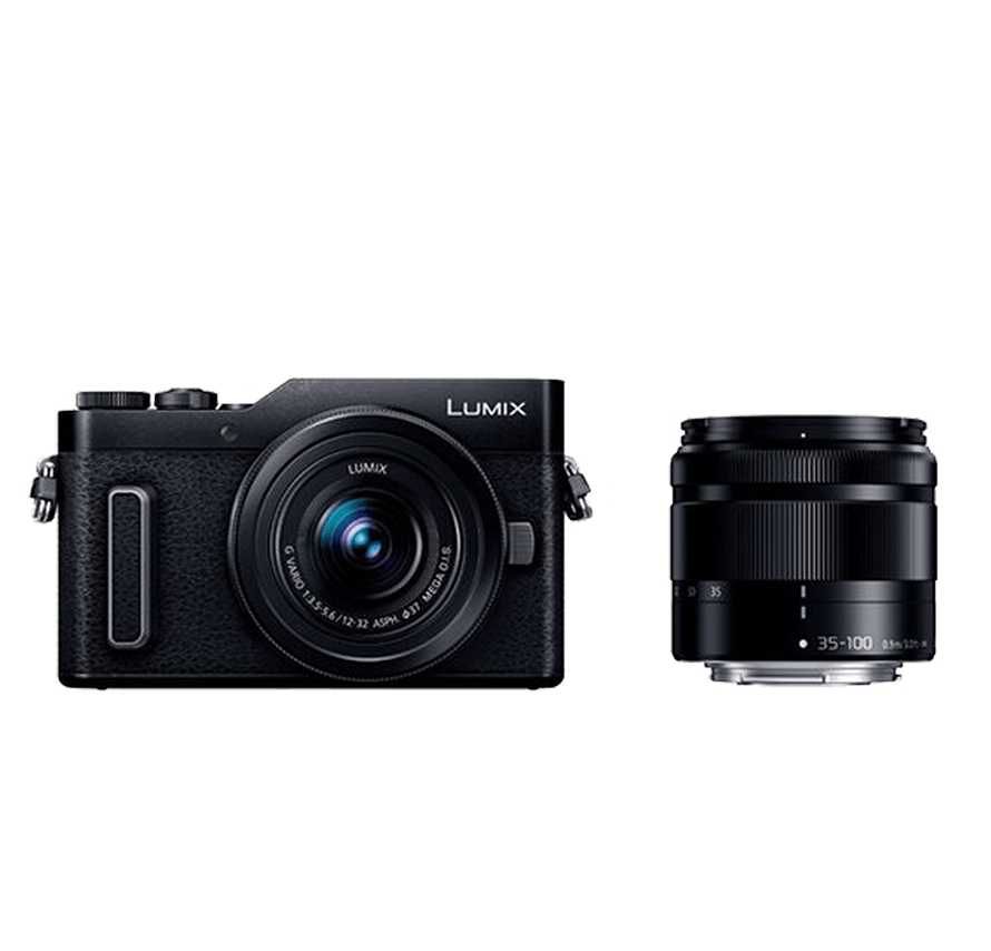 レンタル] Panasonic LUMIX DC-GF10 標準&望遠レンズセット/ブラック