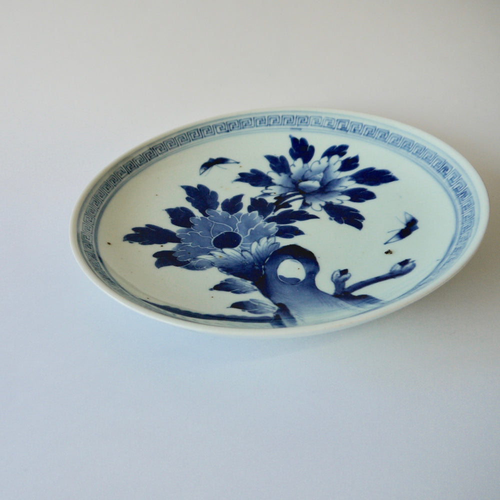 古伊万里 染錦 大皿 箱付 d557 古伊万里 染錦 大皿 箱付 d557 古伊万里