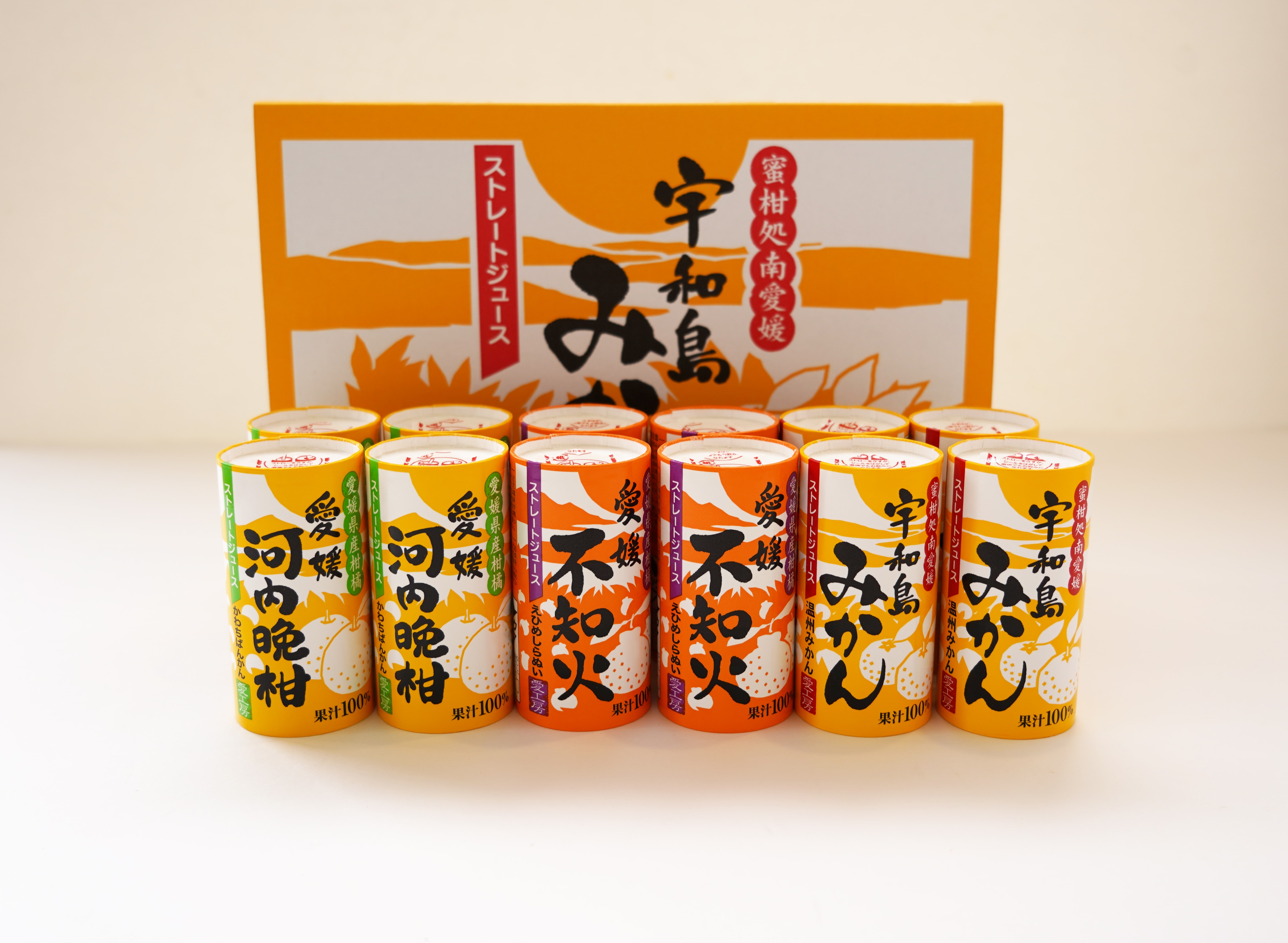 えひめ逸品「愛媛県産柑橘ジュース 飲み比べギフトセット 12本」のお