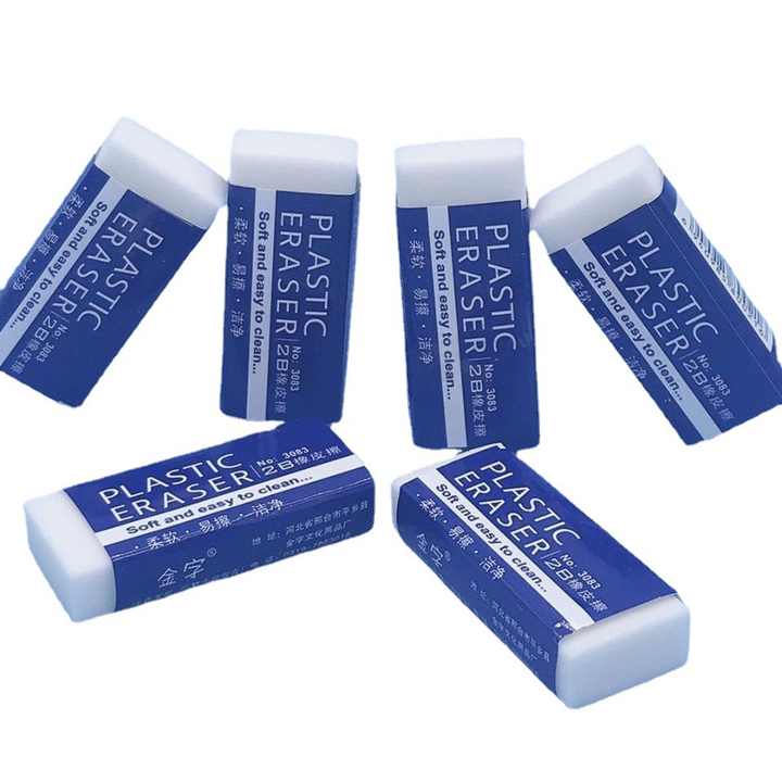 ホワイト 長方形 消しゴム