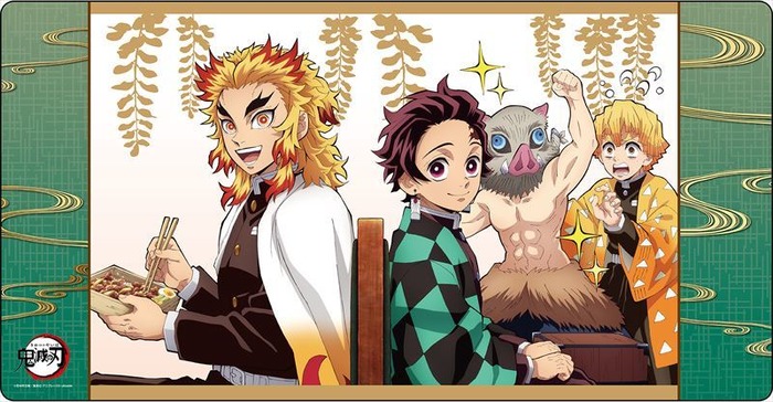 鬼滅の刃」炭治郎たちのランチョンマット＆戦う煉獄さんのアクリル