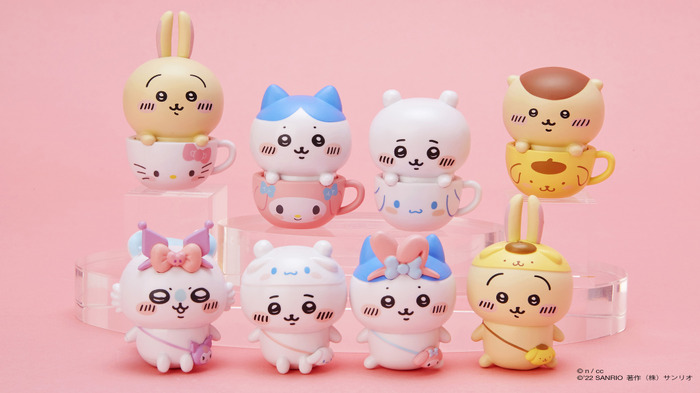 ちいかわ サンリオコラボ マスコットホルダー サンリオ2022 3点 うさぎ