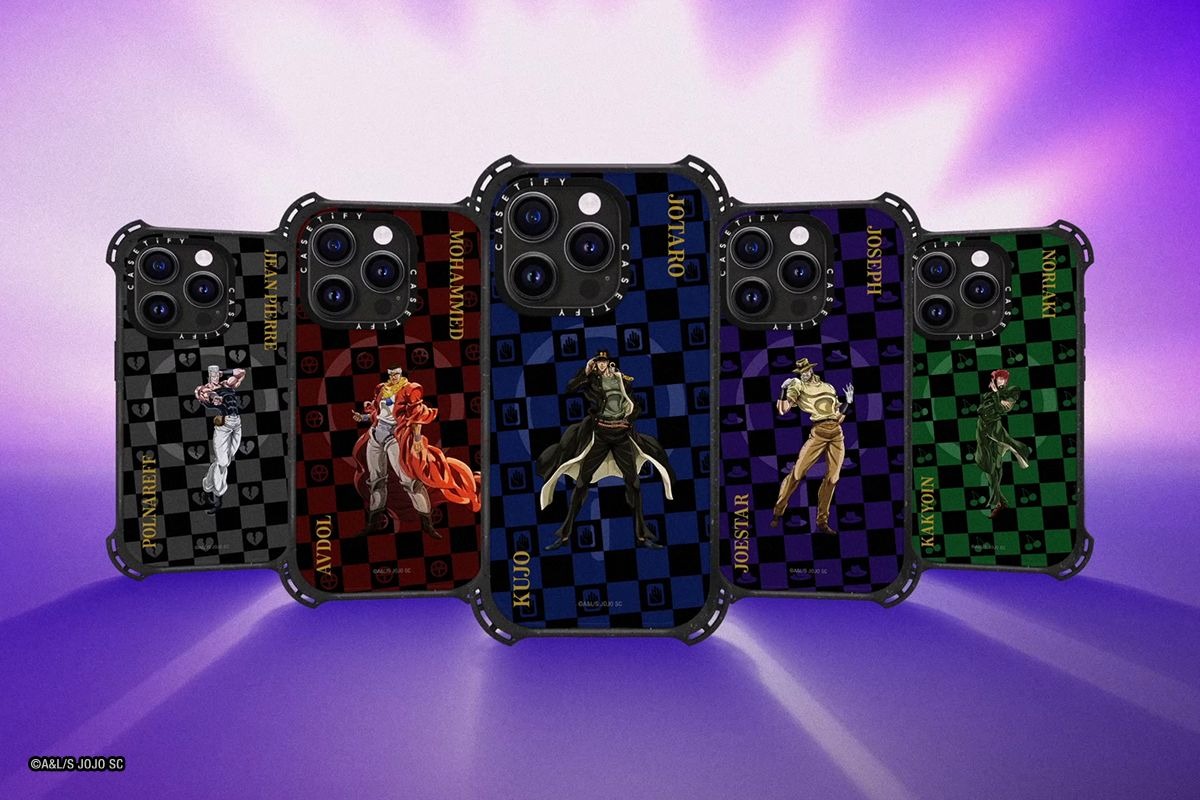 ジョジョ スターダストクルセイダース」“CASETiFY”と初コラボ！“擬音