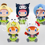 五等分の花嫁」中野家の五つ子、ハローキティやポムポムプリンとコラボ