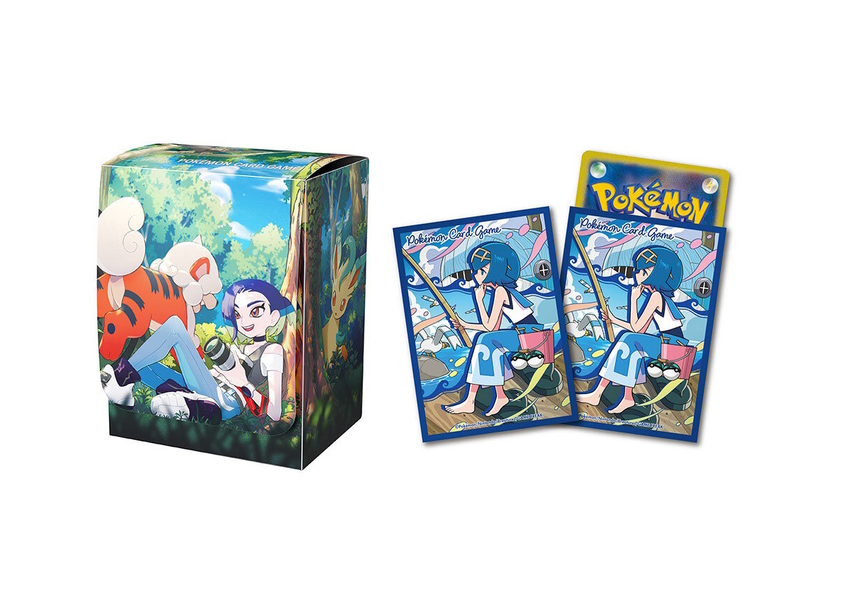 カスミ デッキシールド 3パック ポケモンカードゲーム デッキケース