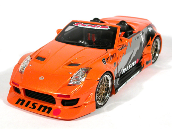 2004 Nissan 350Z Convertible Turbo diecast model car 1:18 scale