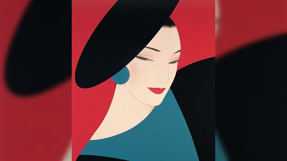 こちら、アナログです…？」ノエビアCMでおなじみ鶴田一郎先生が美人画