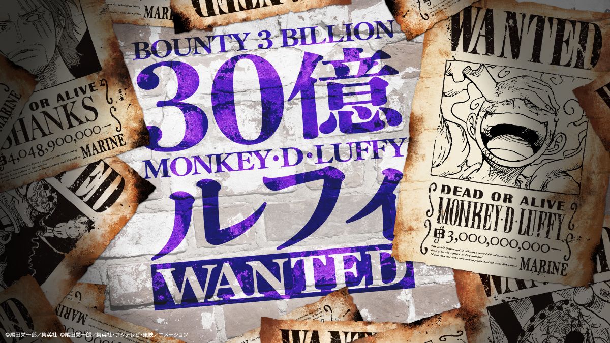 ワンピース/30億ルフィ新四皇手配書/コンプリートセット ワンピース 30