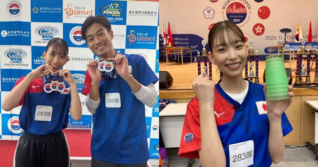 森川葵發動「寫輪眼」 疊杯亞錦賽一口氣橫掃金銀銅三獎