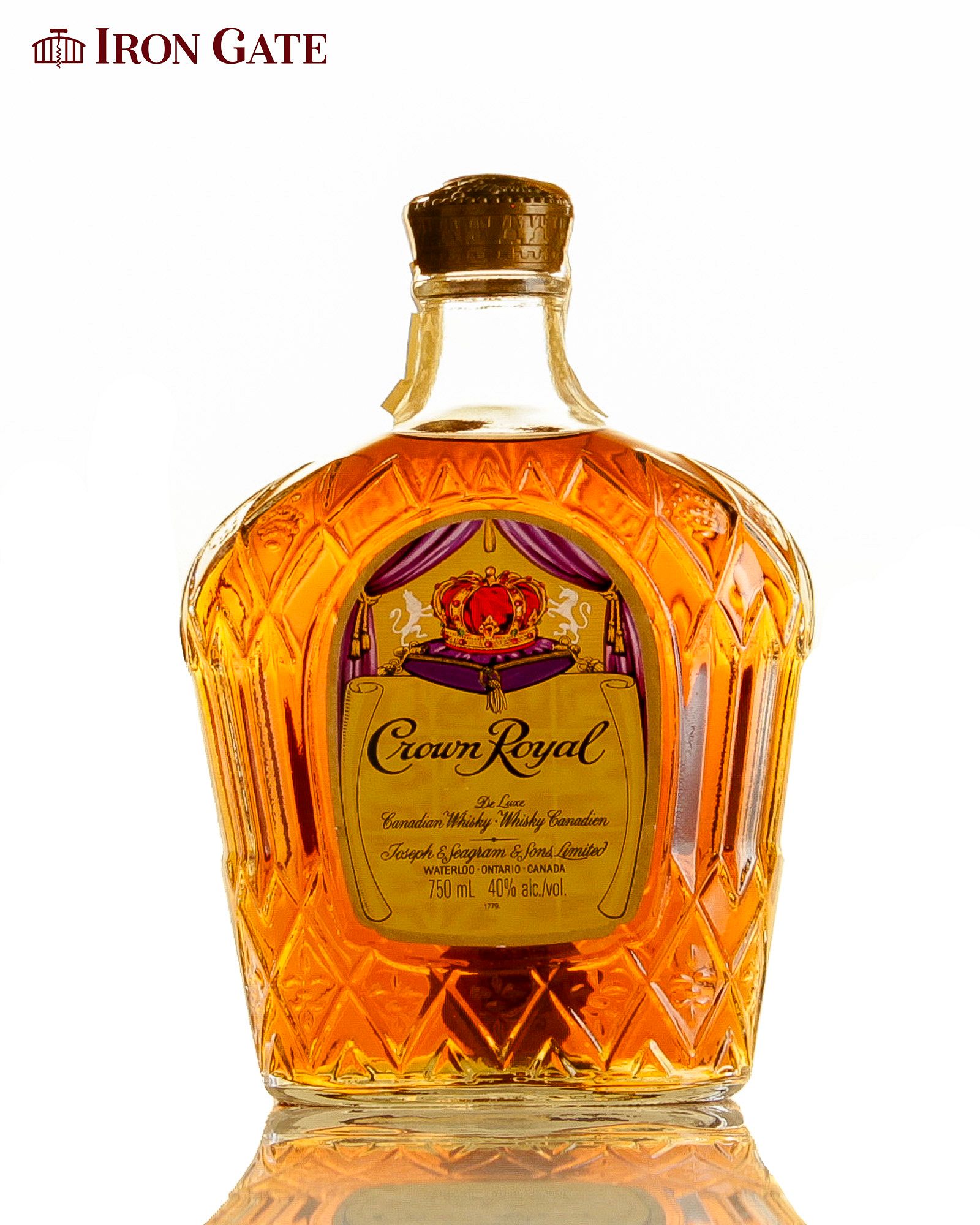 1978 Crown Royal Deluxe Canadian Whisky - 750ml- 1 bottle(s) sold
