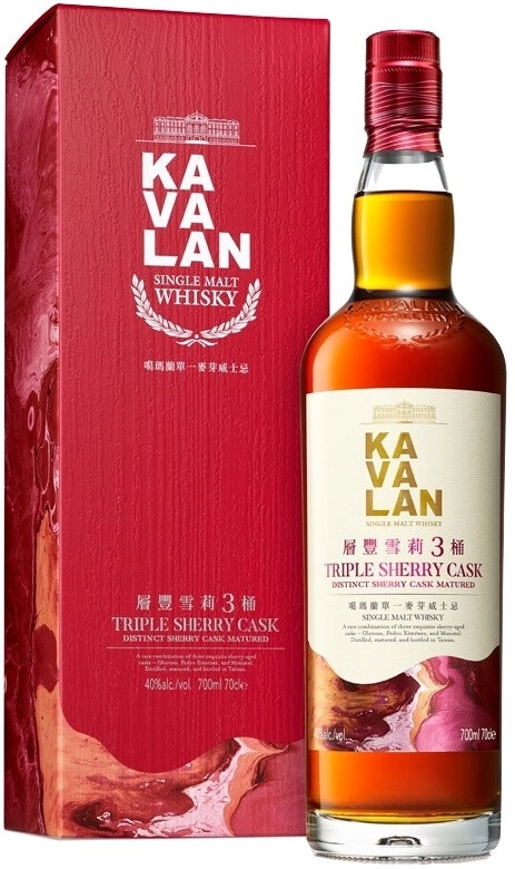 Whisky Kavalan, Triple Sherry Cask, gift box, 700 ml Kavalan