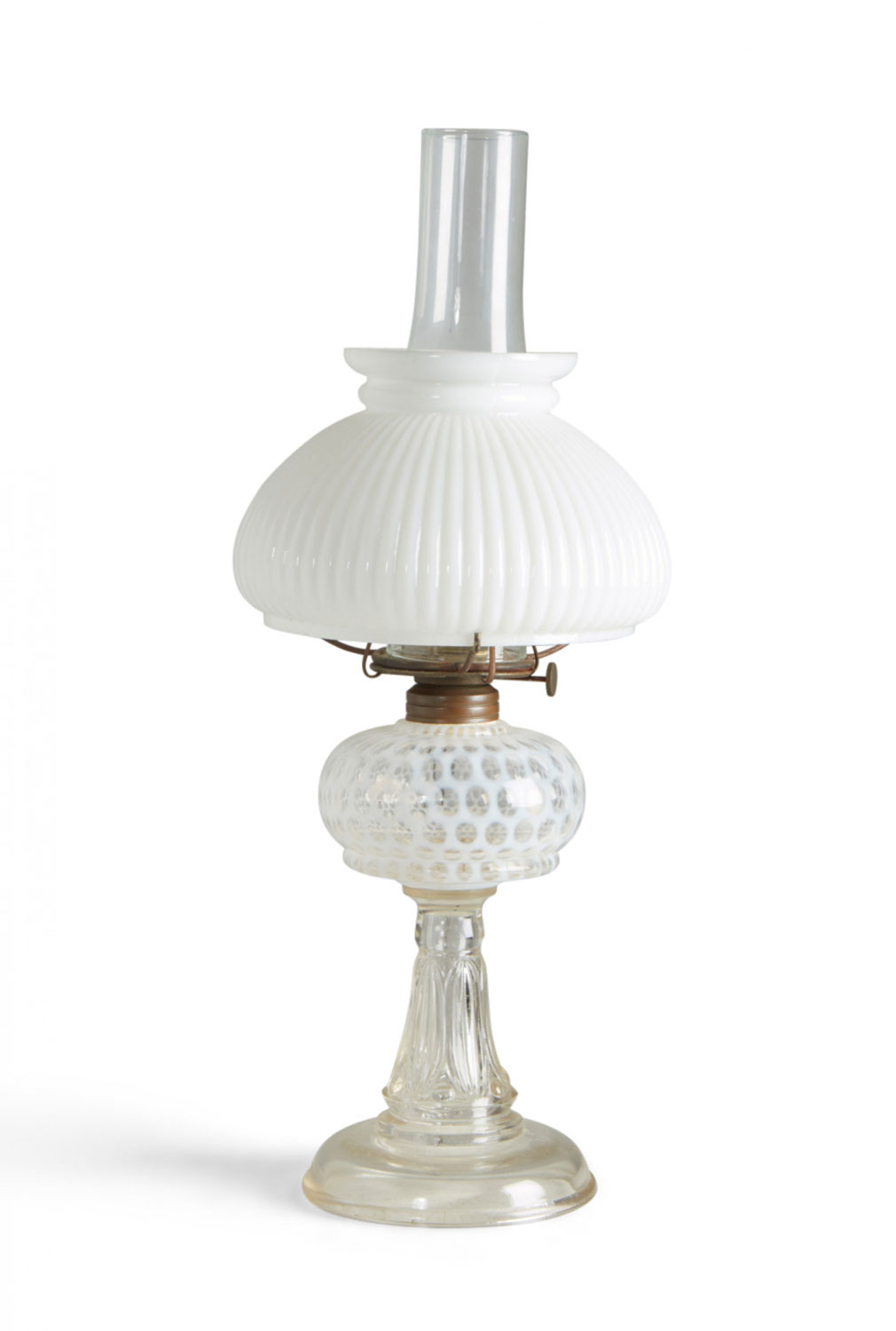 すぐ使えます antique milk glass lamp アンティーク すぐ使えます