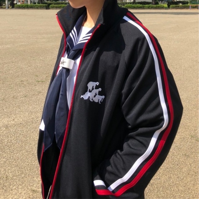 新しい学校の運動着(紺) 下 XL 新しい学校のリーダーズ ジャージ