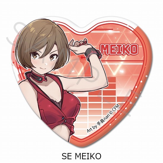 初音ミク ピアプロキャラクターズ ハート型缶バッジ 6個入り1BOX