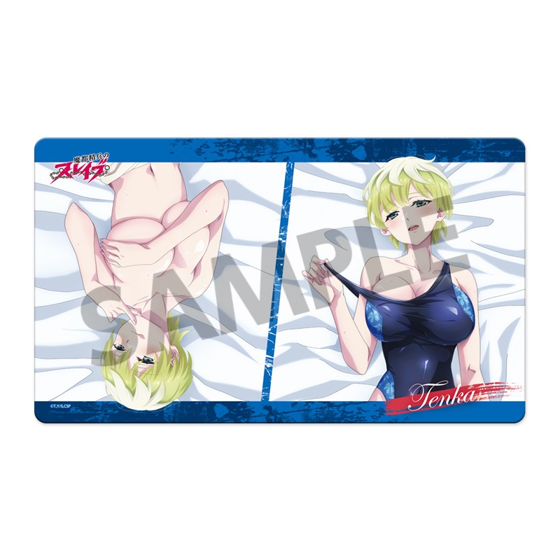 魔都精兵のスレイブ 描き下ろしラバーマット 出雲天花 競泳水着 ver