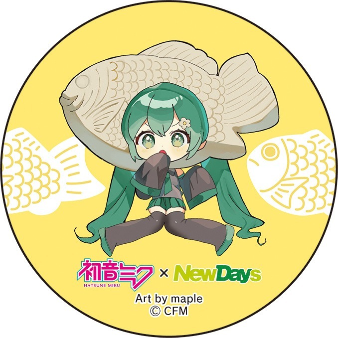 NEWDAYS 初音ミク トレーディング 缶バッジ 初音ミク 初音ミク×NewDays