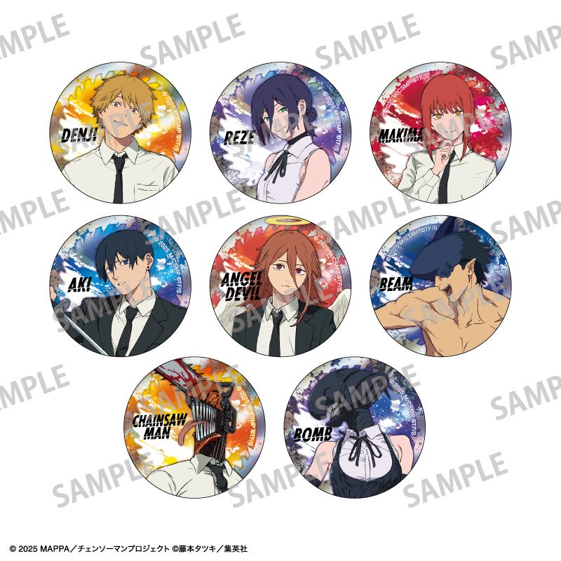 劇場版 チェンソーマン レゼ篇 トレーディングメタリック缶バッジ レゼ