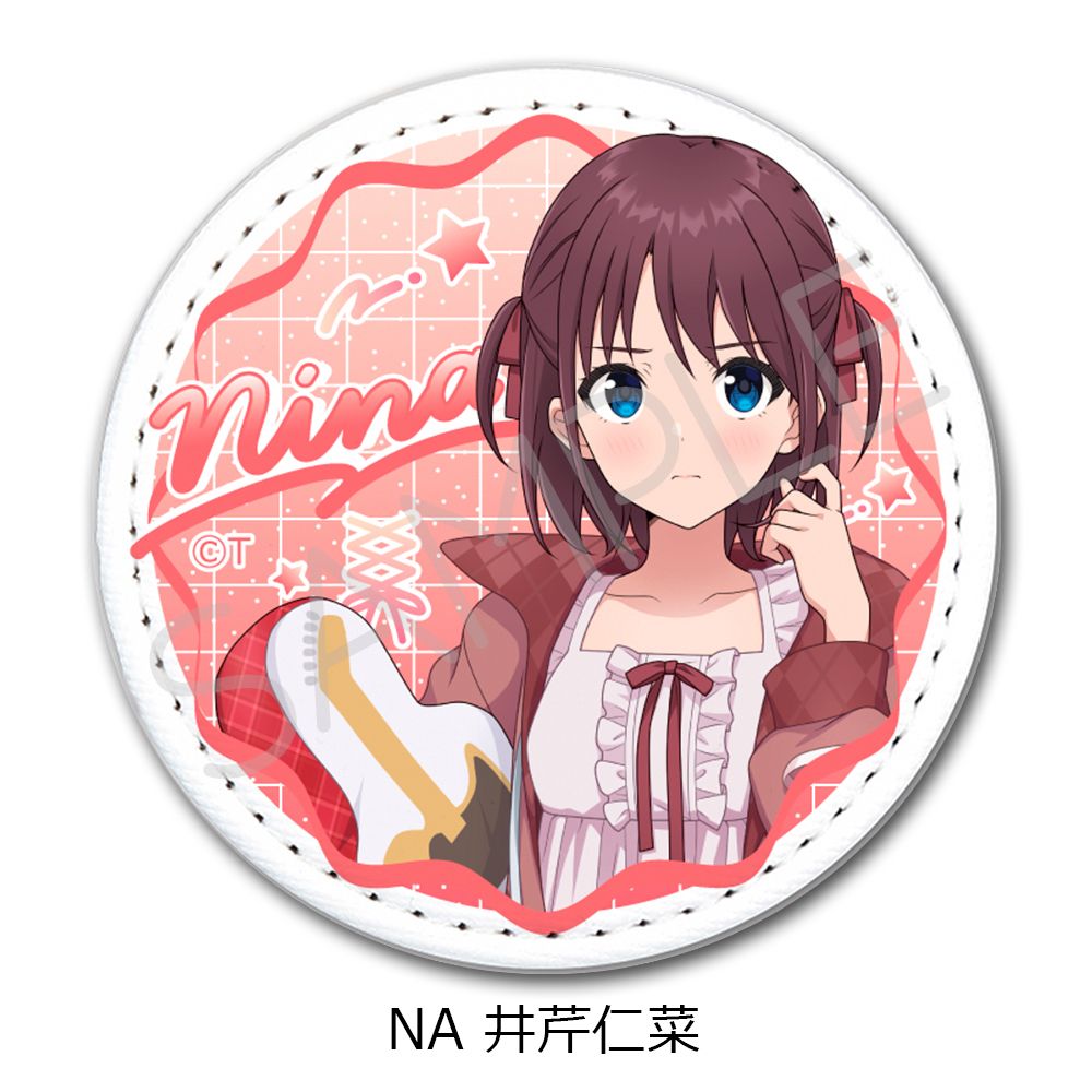 ガールズバンドクライ レザーバッジ 丸形 NA 井芹仁菜｜ホビーの総合