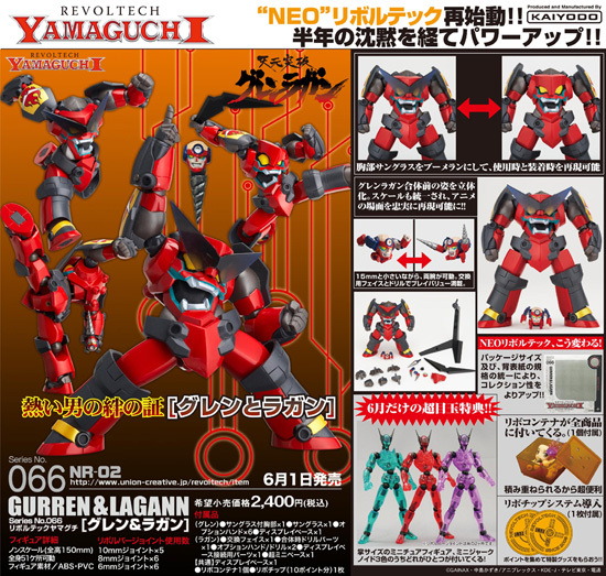 リボルテック No.66 グレン＆ラガン｜ホビーの総合通販サイト ホビー