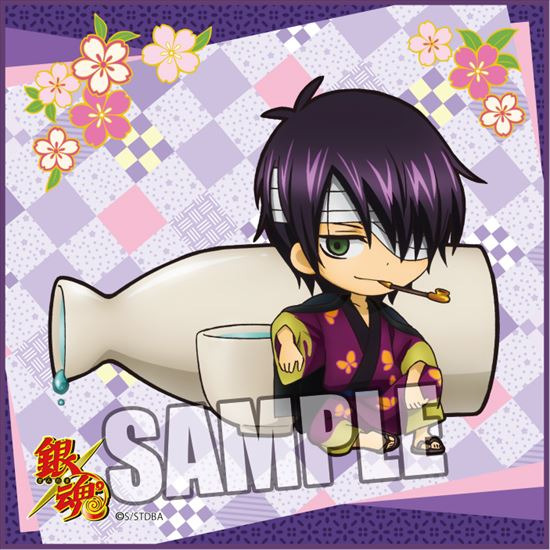 銀魂 高杉晋助 56mm ホロ缶バッジ 銀ノ魂篇 j-world 銀魂 高杉