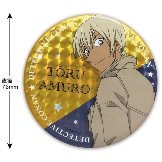 名探偵コナン 隻眼の残像 安室透 ホロ缶バッジコレクション 名探偵