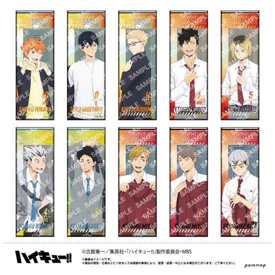 ハイキュー‼︎ ロング缶バッジ収納アルバム 特典バッジ付 ハイキュー