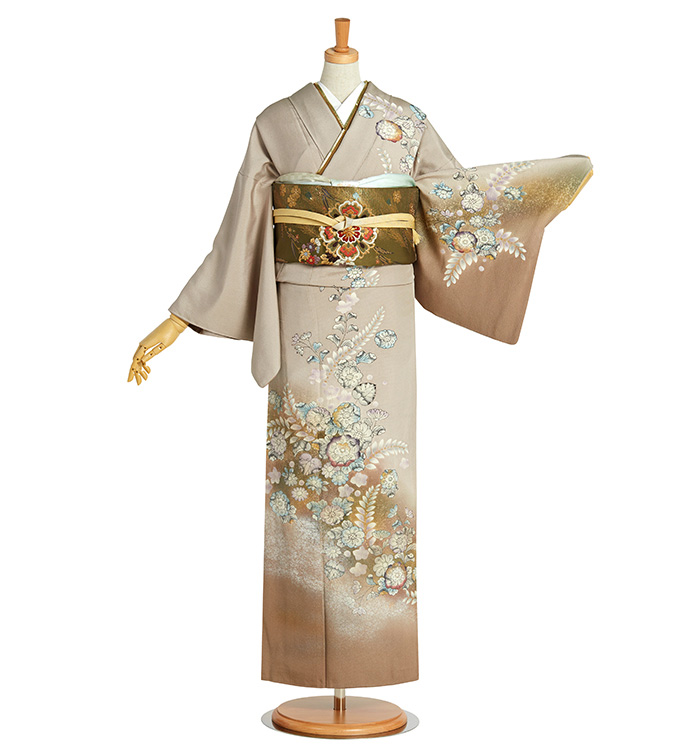 辻が花 訪問着 No.AA-4552-Mサイズのレンタル｜きもの365