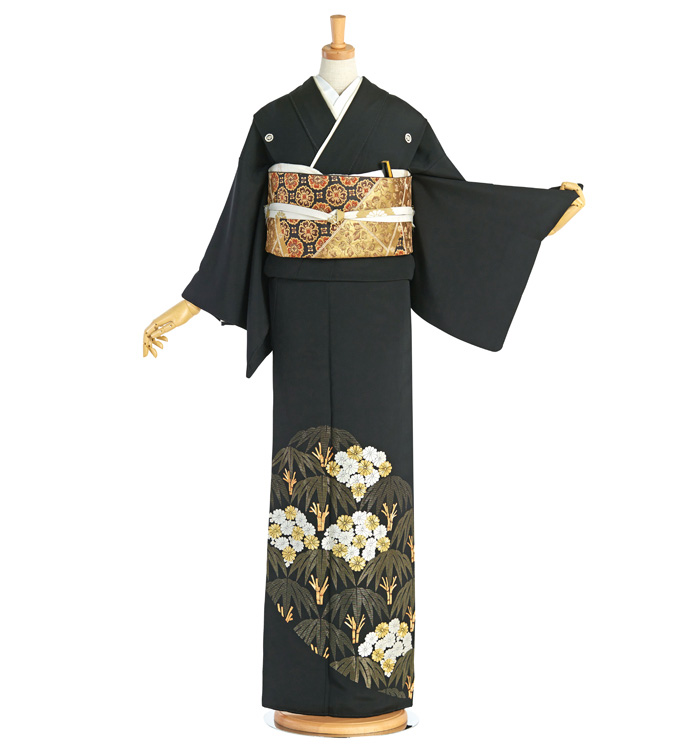 総刺繍 黒留袖 No.CA-1827-Mサイズのレンタル｜きもの365
