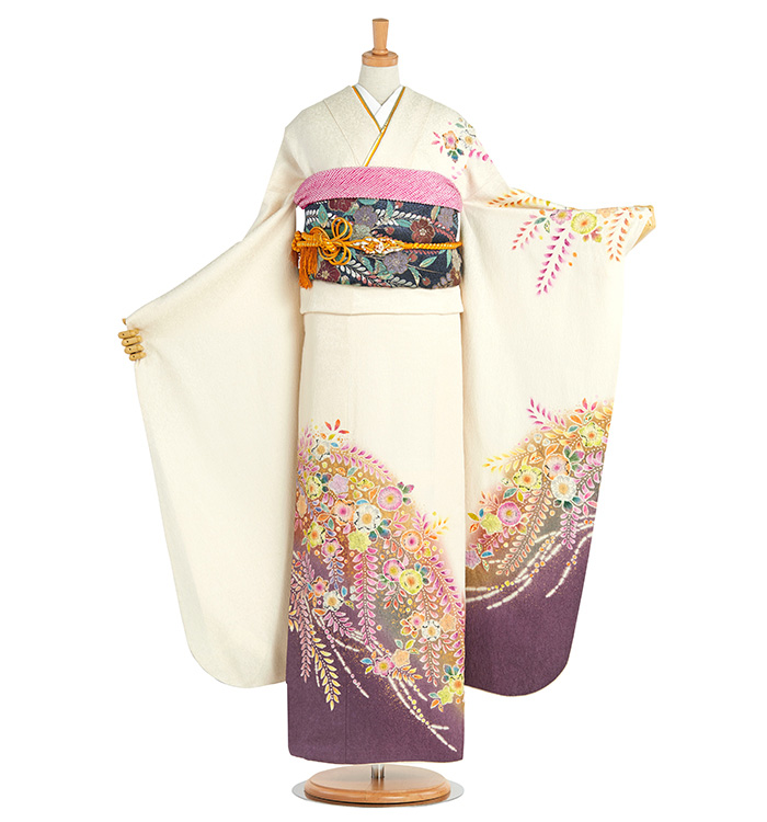 辻が花 振袖 No.EA-2022-トール-LLサイズのレンタル｜きもの365