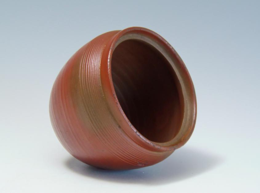 城南骨董-備前焼 種壺 13代 木村長十郎友敬 木村貫一 19