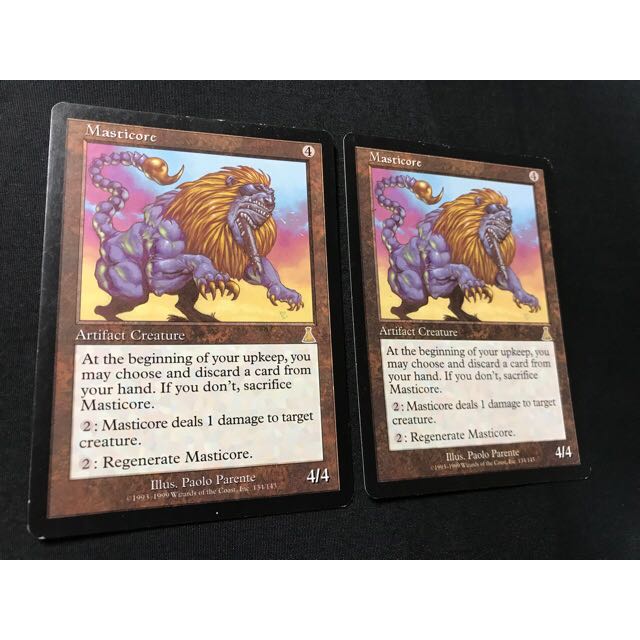 mtg マスティコア 英語版foil psa6 mtg マスティコア 英語版foil psa6