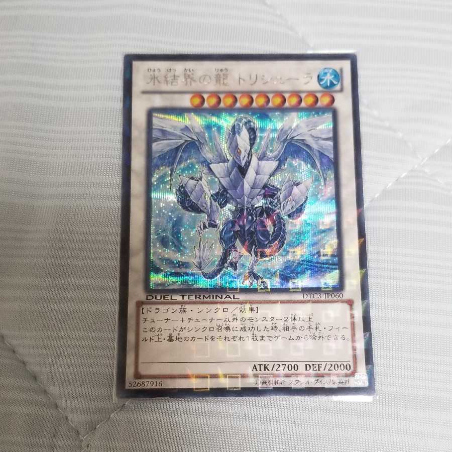 氷結界の龍 トリシューラ dtc シークレット Amazon.co.jp: 遊戯王 SD40
