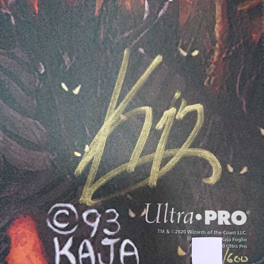 MTG プレイマット Mishra's Workshop シリアル・サイン入り Mishra's