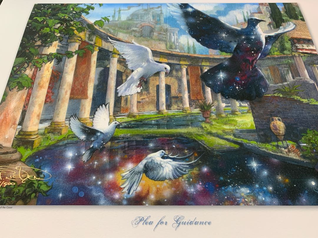 限定500枚【導きの嘆願】サイン入りアートプリント ニールセン MTG