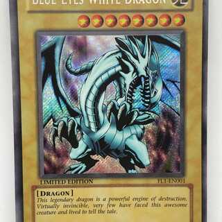 青眼の白龍 DDS版 シークレットレア1枚 英語版遊戯王」青眼の白龍⁄英語