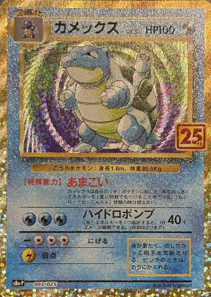 リザードン フシギバナ カメックス プロモカードパック25th PSA10