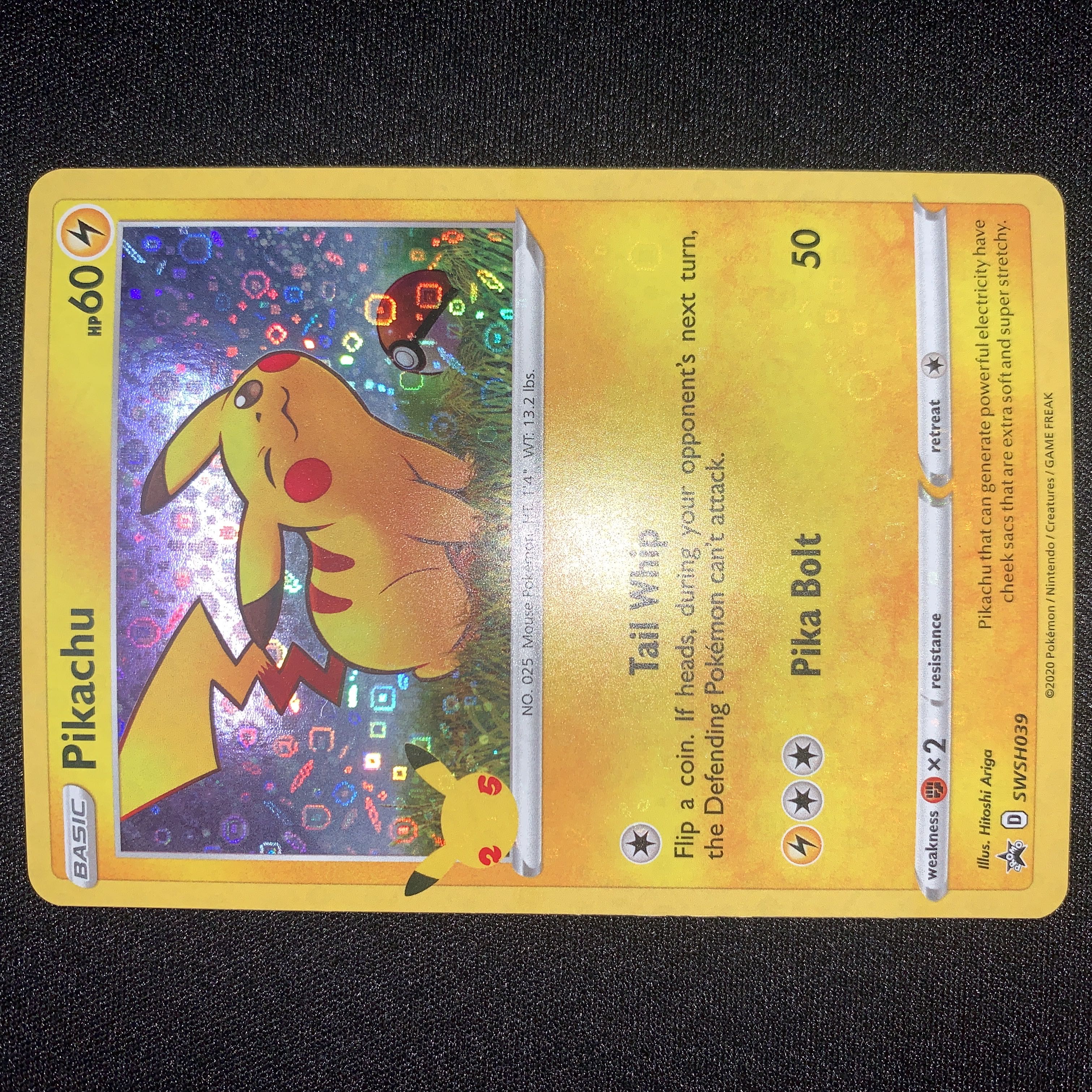 ポケモンカード 海外限定 25周年 未開封 プロモ ピカチュウ 英語版